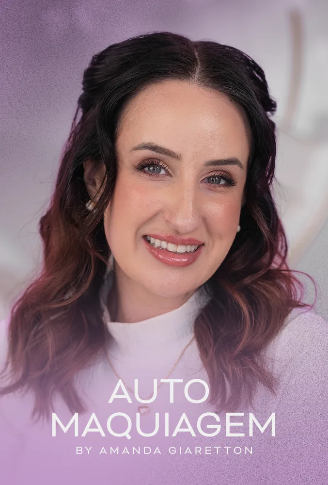 Capa da Aula de Automaquiagem, bônus do curso de Autopenteado da Amanda Giaretton