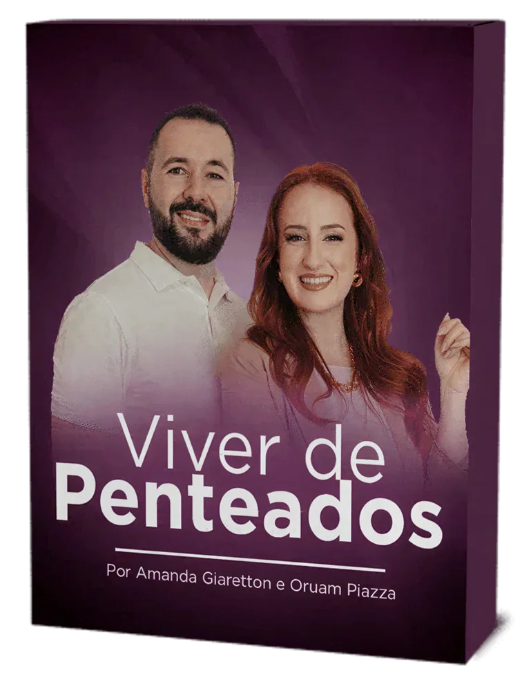 Capa do bônus Viver de Penteados, com Amanda Giaretton e Oruam Piazza